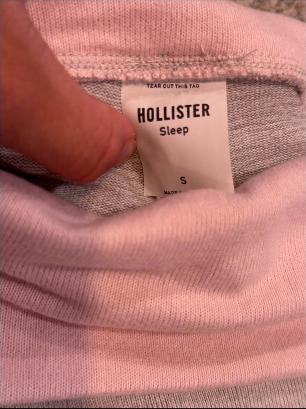 Hollister grey fold over flare pants never worn - Picture 2 of 4